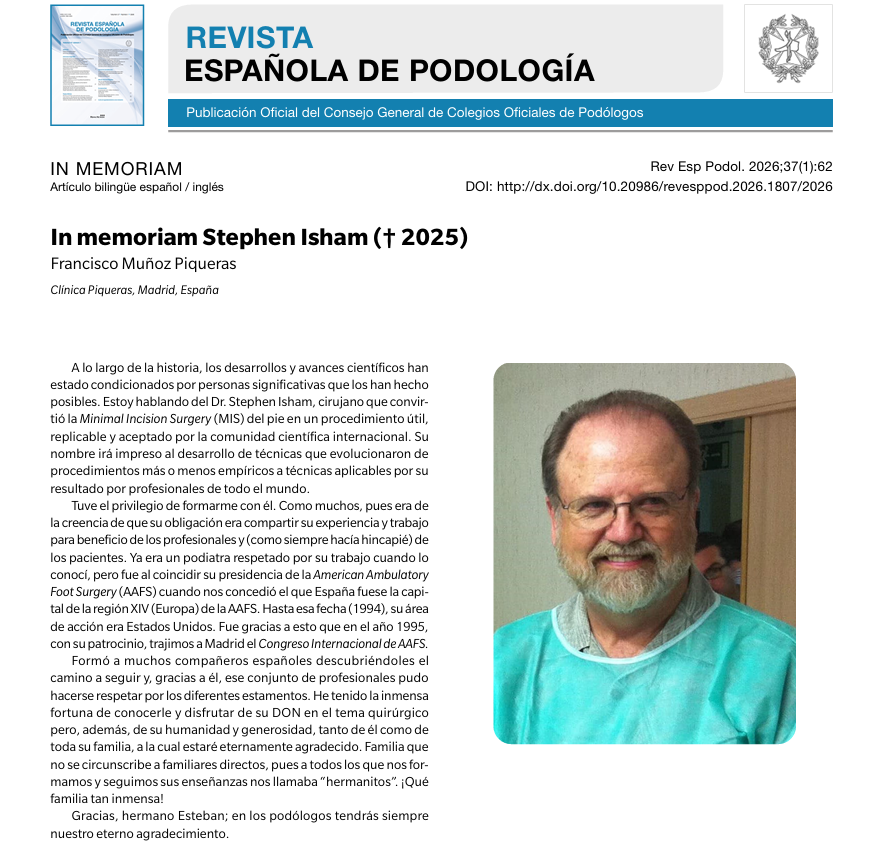 Articulo sobre el Dr. Stephen Isham